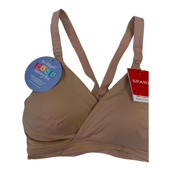 Spanx Mama Nursing Bra Beige Small Adjustable Straps Comfortable Supportive Mate - Picture 6 of 12